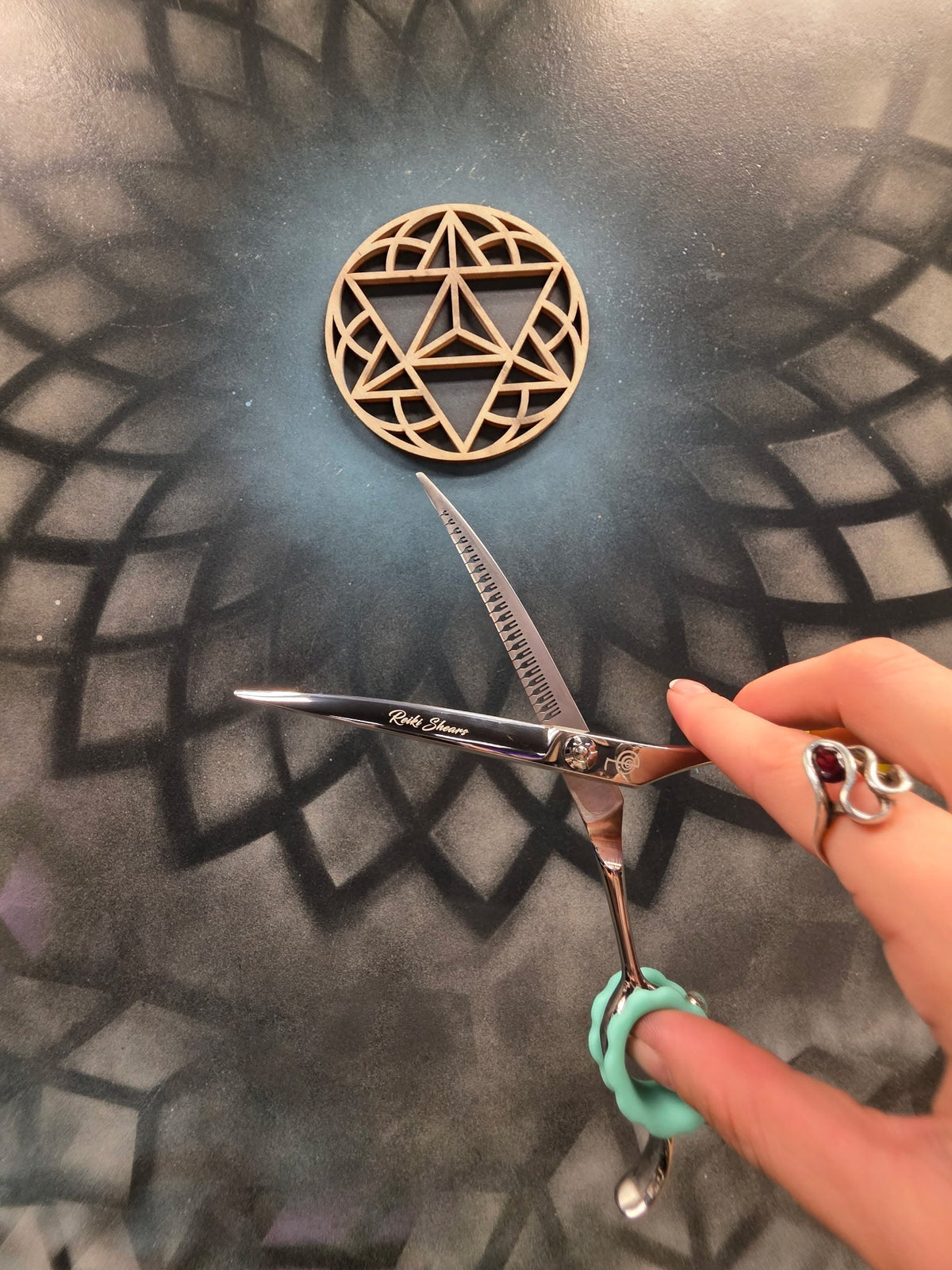 Reiki Shears - 6.5 Silver Unicorn Precisioner - Reiki Shears