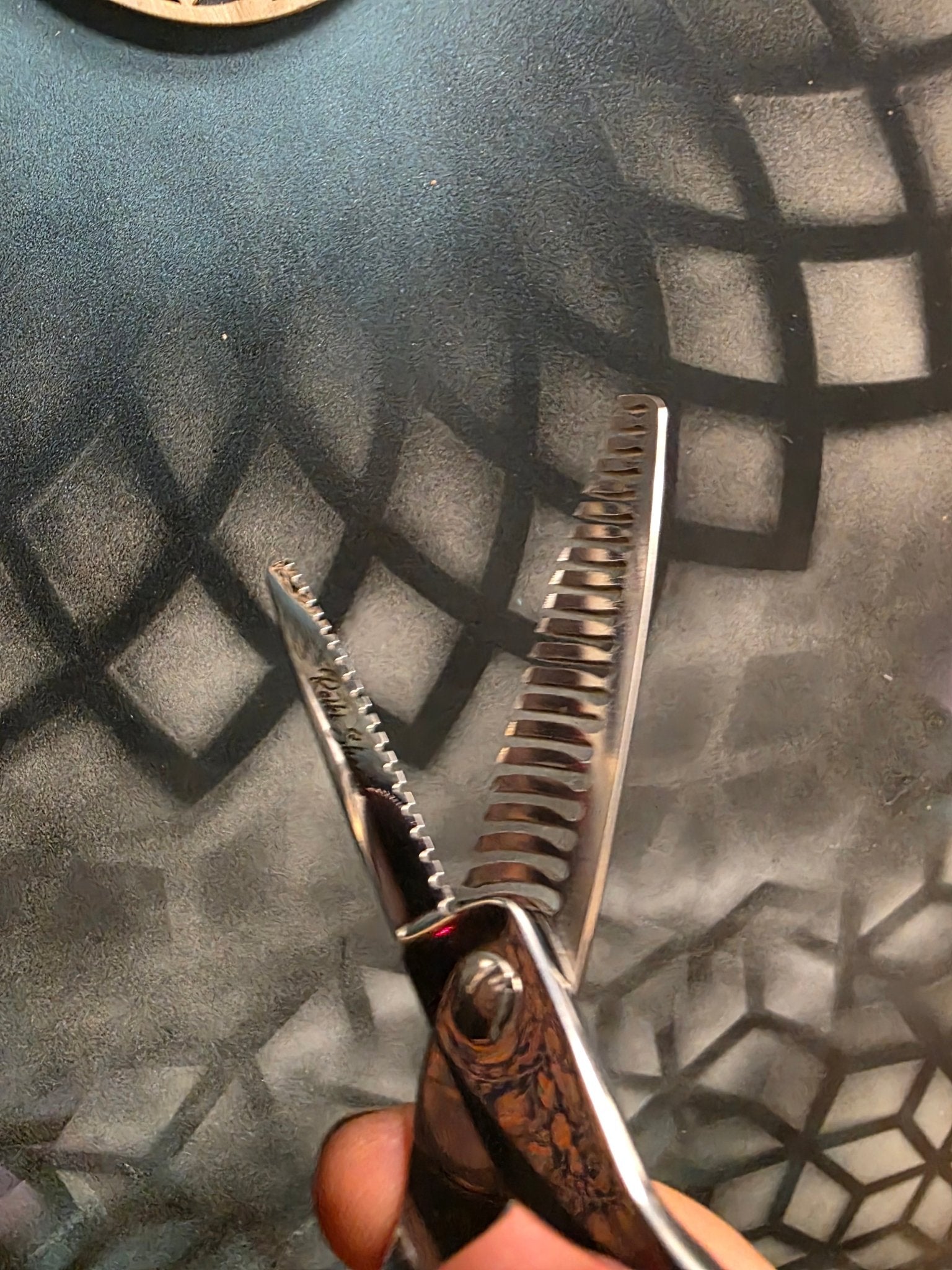 Reiki Shears - Axis Serrated Dual Tooth Blender - Reiki Shears