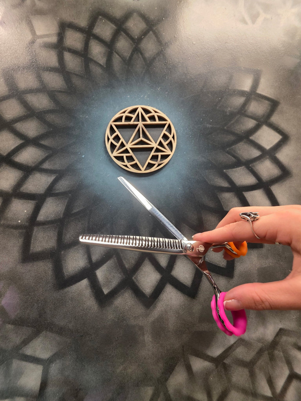 Reiki Shears - Axis Straight 7" Chunker - Reiki Shears