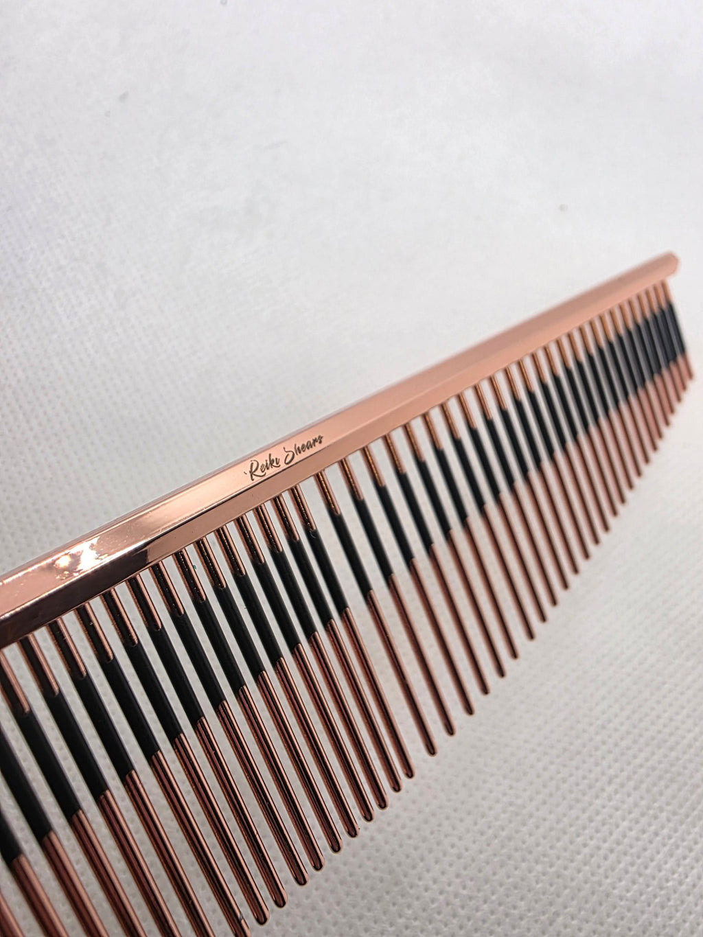 Reiki Shears - Copper Black Line Half Moon Comb - Reiki Shears