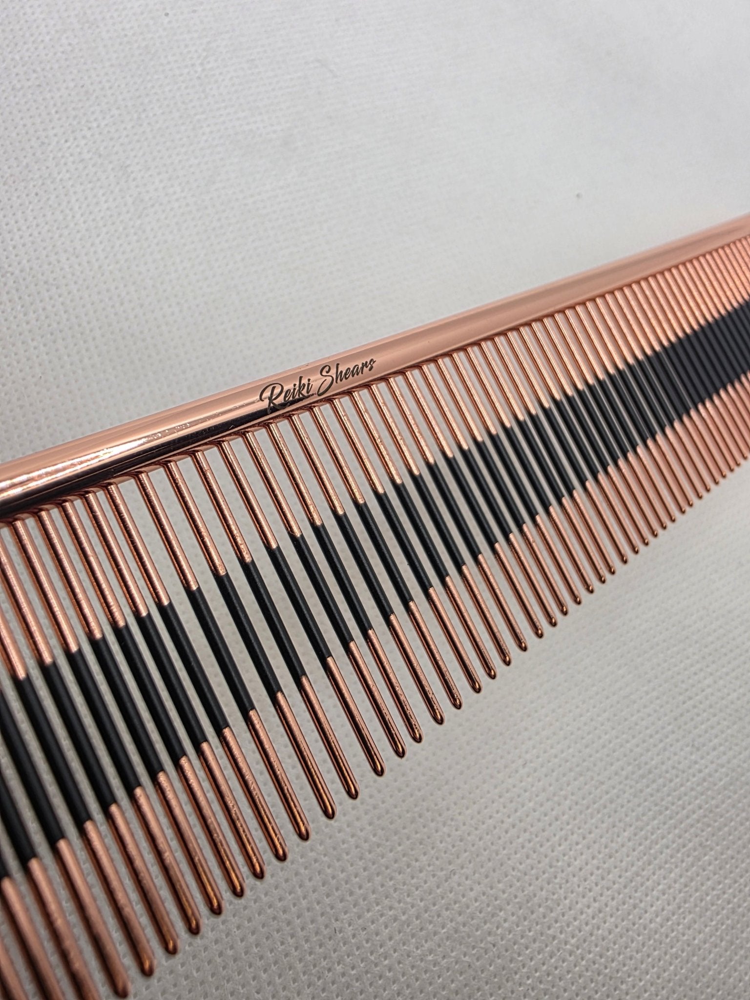 Reiki Shears - Large Copper Black Line Comb - Reiki Shears