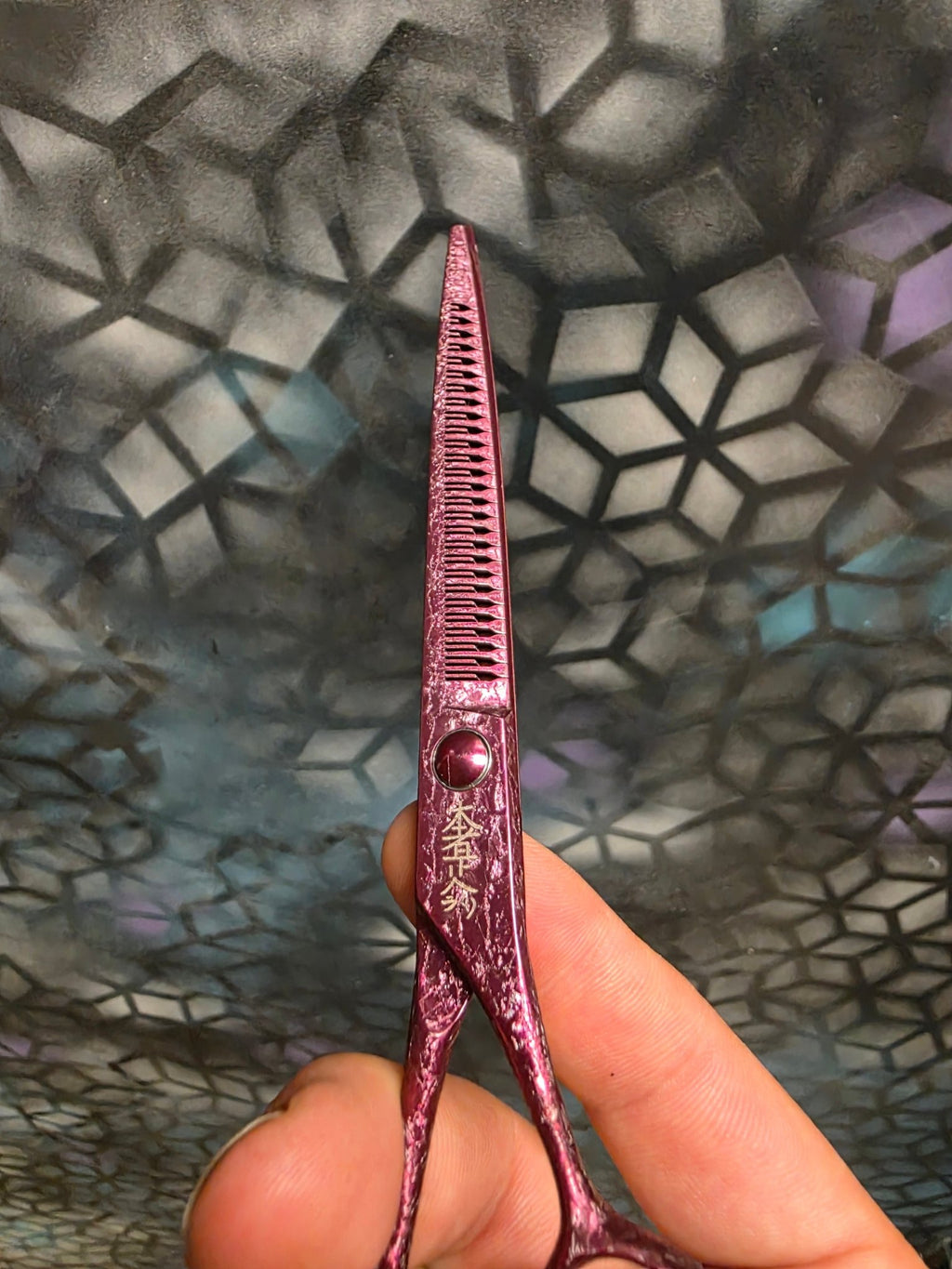Reiki Shears - Pink Unicorn Reverse Chunker - Reiki Shears