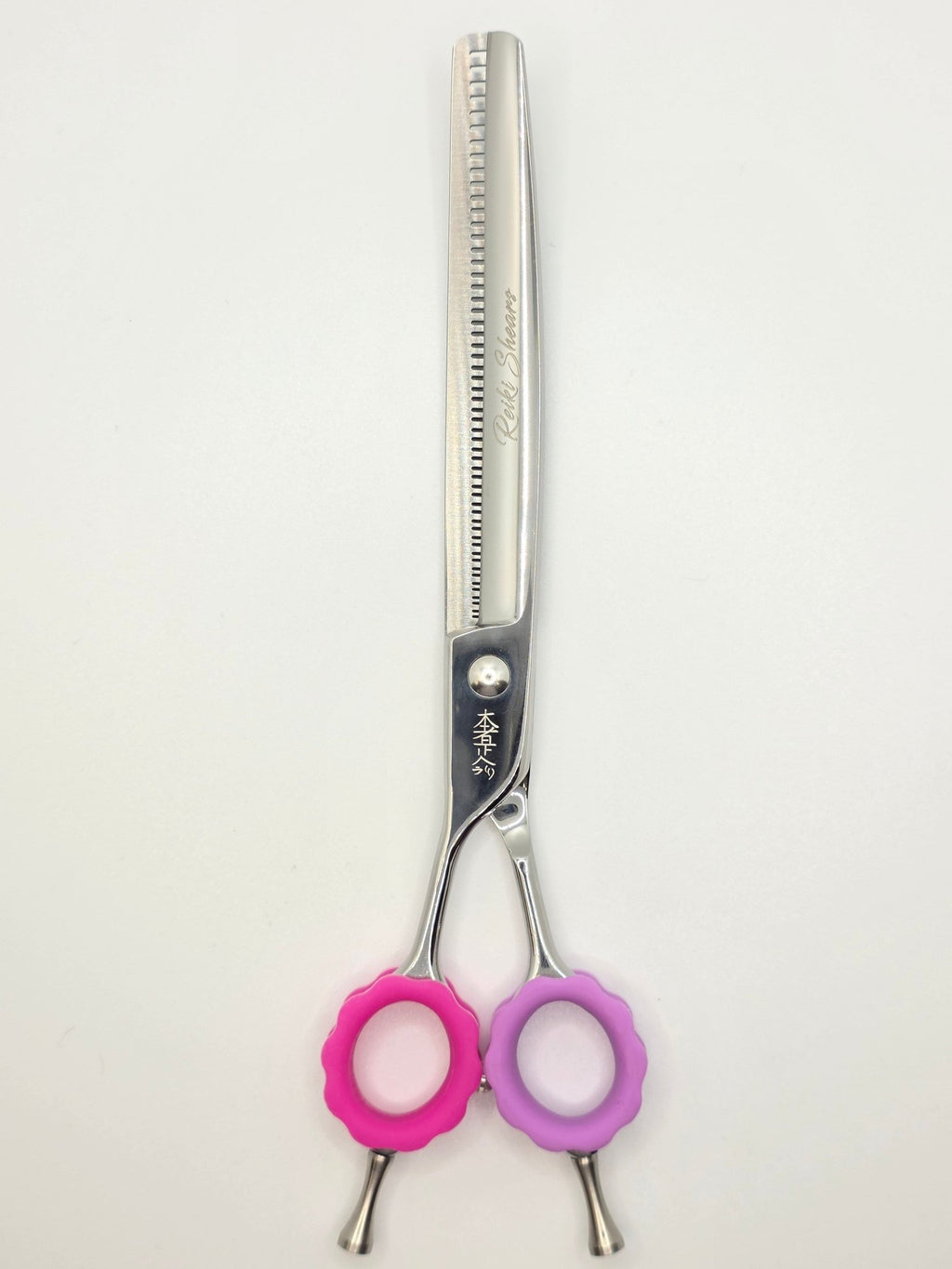 Left-Handed Curved Chunker - Southpaw Curved Chunker - Cat The Dog Groomer Signature Collection - Reiki Shears