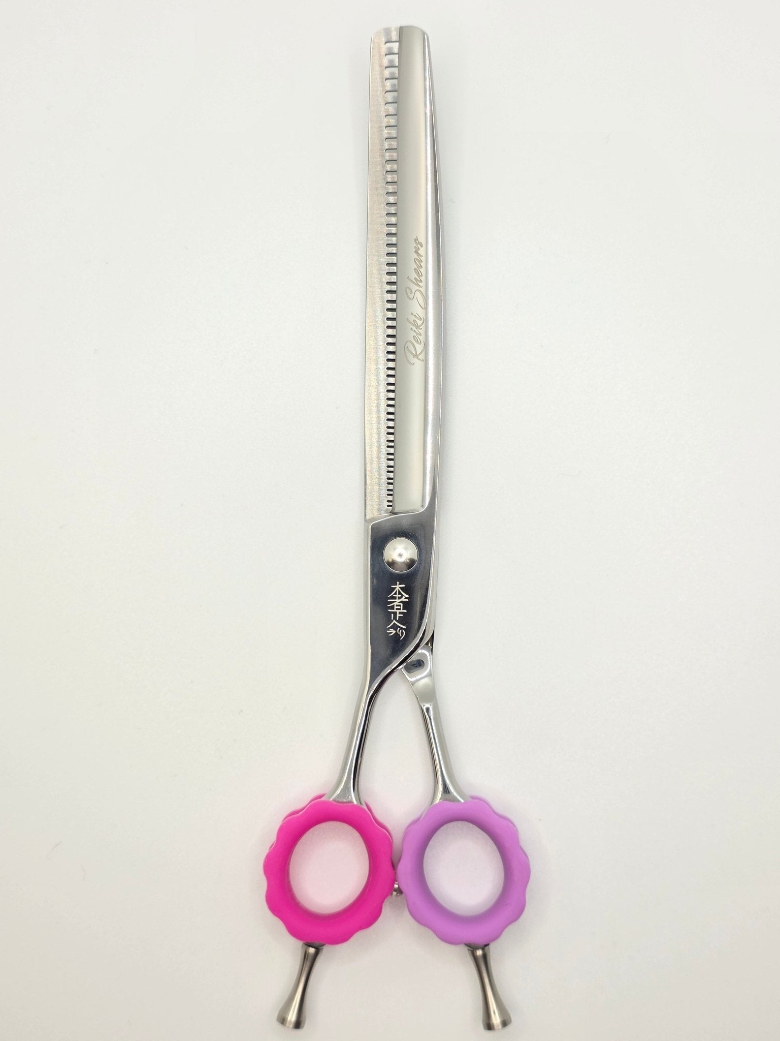 Left-Handed Curved Chunker - Southpaw Curved Chunker - Cat The Dog Groomer Signature Collection - Reiki Shears